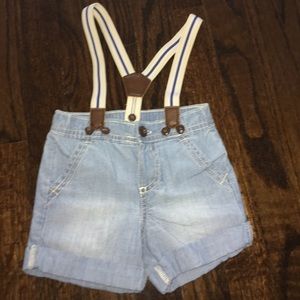 Baby Bgosh shorts suspenders overalls